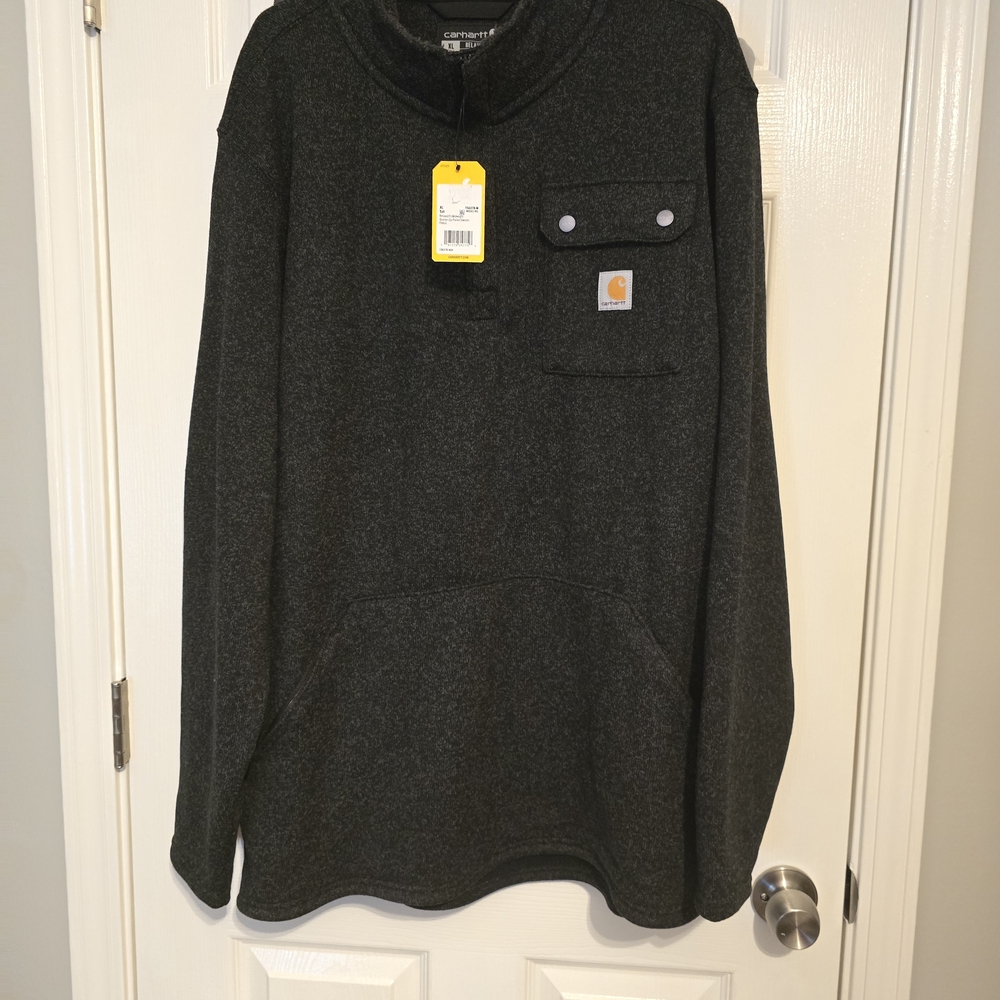 Carhartt Men's Charcoal Turtleneck Sweater